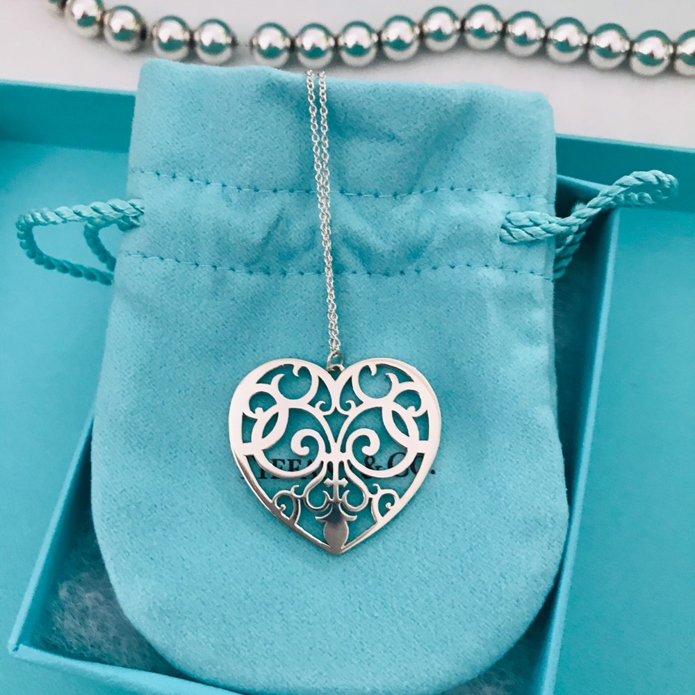 Tiffany enchant heart necklace‎
